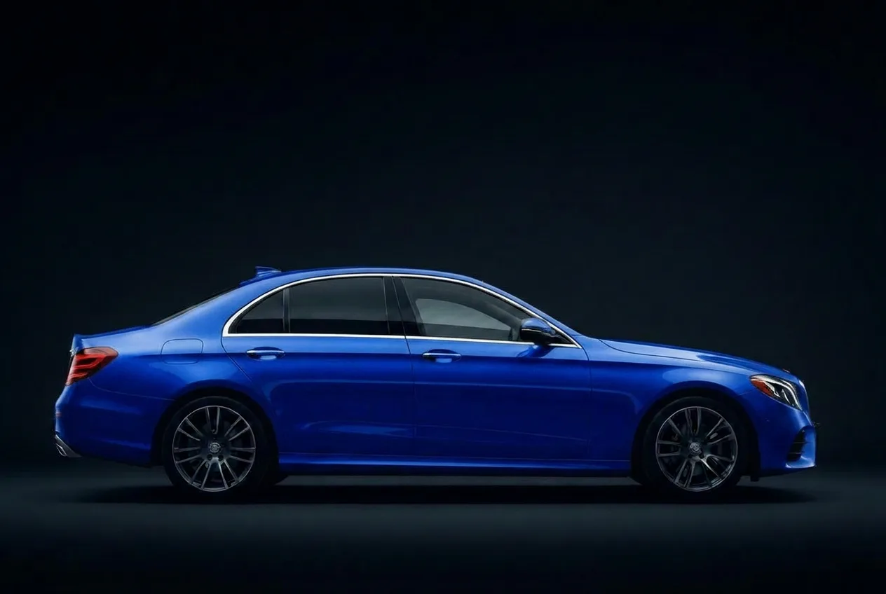 Sedan with 80% VLT ceramic window tint on the side windows